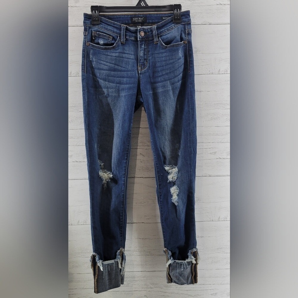 Judy Blue Mid Rise Skinny Fit Jeans Size 7/28
